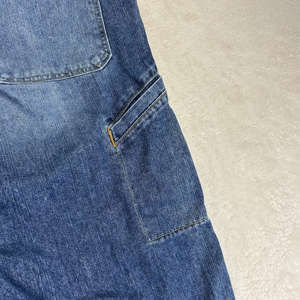 Vintage Levi's SilverTab Carpenter Jeans Mens 38x32 Blue Denim Workwear Pockets - Picture 7 of 16